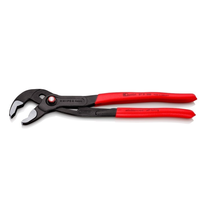 Santechninės replės KNIPEX Cobra su greitu fiksavimu 300mm 1 Santechninės replės KNIPEX Cobra su greitu fiksavimu 300mm 1