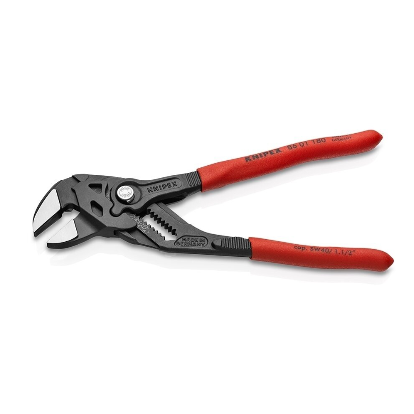 Santechninės replės - raktas KNIPEX su fiksavimu 180mm 1