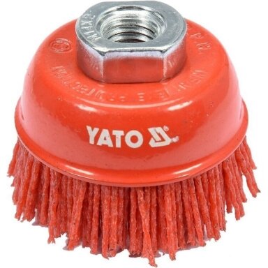 Šepetys puodo tipo Nailonas M14 65mm YT-47785 YATO Šepetys puodo tipo Nailonas M14 65mm YT-47785 YATO