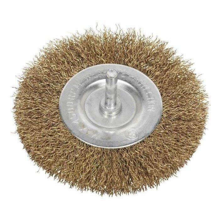 Šepetys vielinis plokščias su kotu variuotas 100mm Essen Tools Šepetys vielinis plokščias su kotu variuotas 100mm Essen Tools