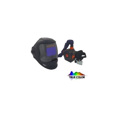 Sherman-profi V8a savaime tamsėjantis skydelis su PAPR oro tiekimo sistema Sherman-profi V8a savaime tamsėjantis skydelis su PAPR oro tiekimo sistema
