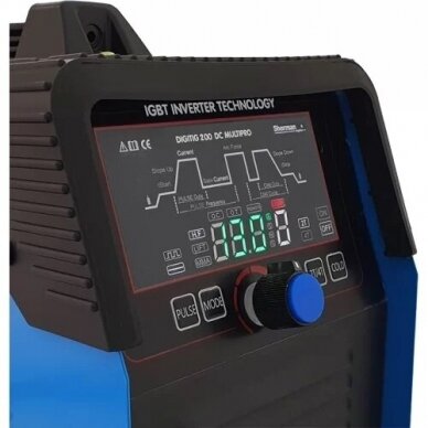 Sherman DIGITIG 200DC Multipro Suvirinimo aparatas, 200A 3 Sherman DIGITIG 200DC Multipro Suvirinimo aparatas, 200A 3