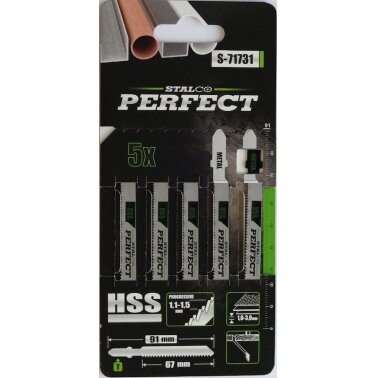 Siaurapjūkliai metalui STALCO 1,1-1,5x67mm T118A 1