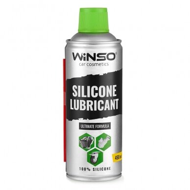 Silikonas purškiamas WINSO Silicone lubricant 450ml Silikonas purškiamas WINSO Silicone lubricant 450ml