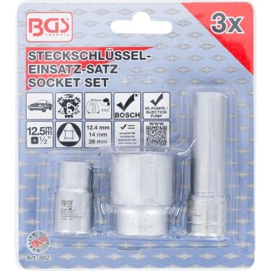 Siurblio (Bosch) reguliavimo galvučių rinkinys (8827) BGS 3 Siurblio (Bosch) reguliavimo galvučių rinkinys (8827) BGS 3