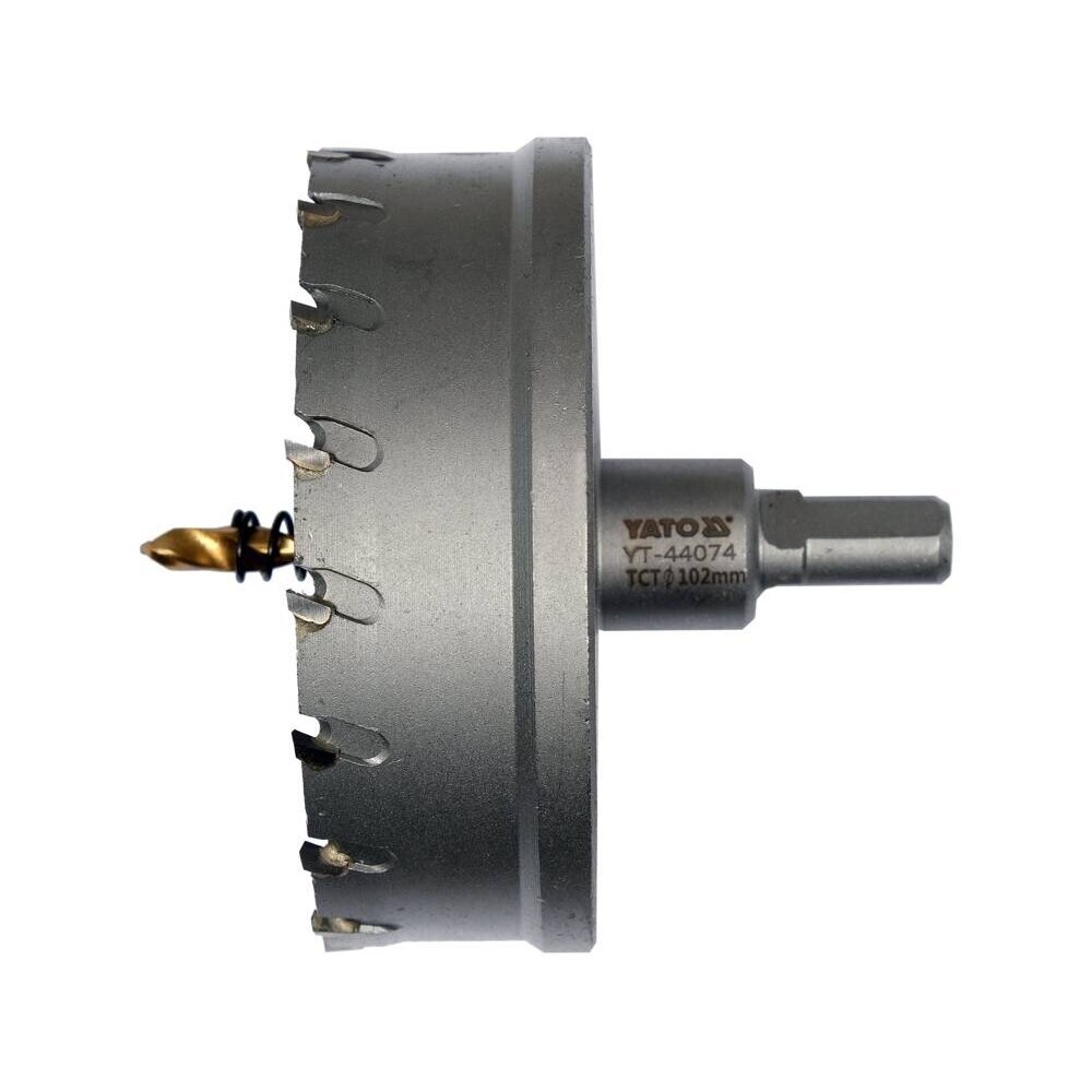 Skylių pjūklas / grąžtas metalui TCT | 102 mm YT-44074 1 Skylių pjūklas / grąžtas metalui TCT | 102 mm YT-44074 1