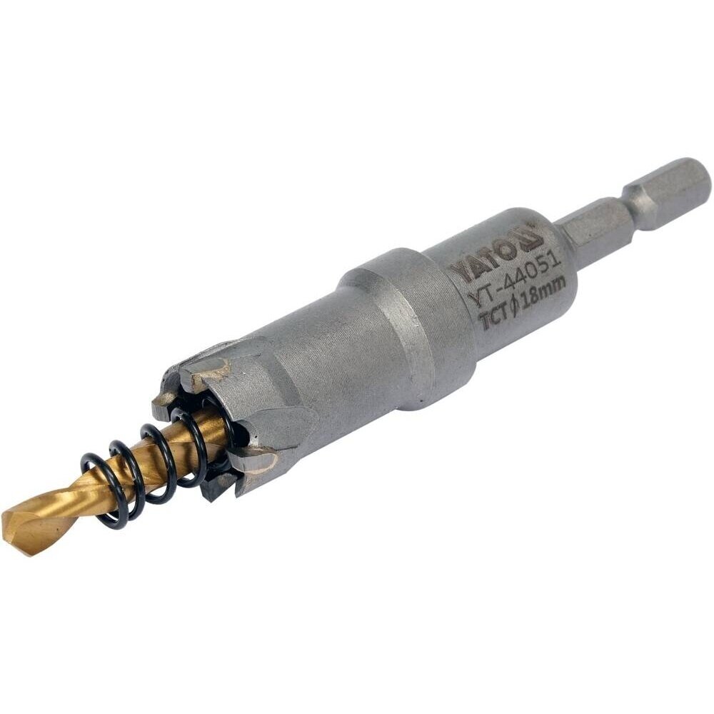 Skylių pjūklas / grąžtas metalui TCT | 18 mm YT-44051 Skylių pjūklas / grąžtas metalui TCT | 18 mm YT-44051