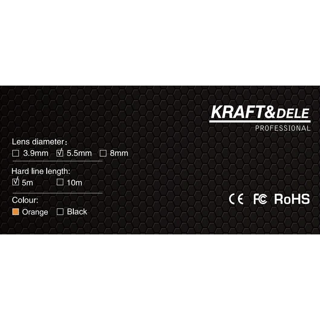 Skaitmeninė LCD endoskopinė kamera Kraftdele 12 Skaitmeninė LCD endoskopinė kamera Kraftdele 12