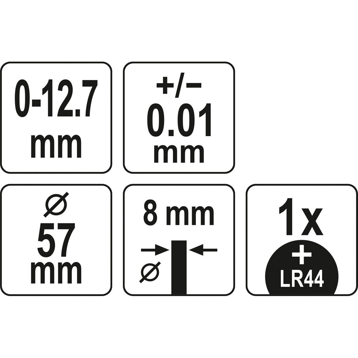 Skaitmeninis indikatorius 0-12.7mm YT-72453 YATO 4 Skaitmeninis indikatorius 0-12.7mm YT-72453 YATO 4