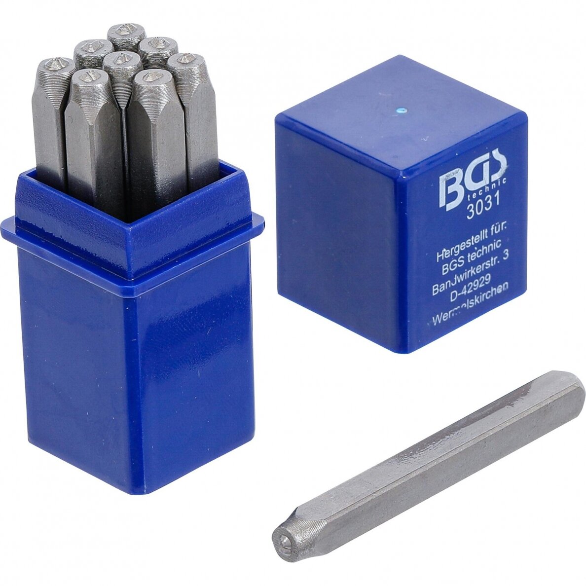 Skaičių išmušėjai 2mm BGS 3031 Skaičių išmušėjai 2mm BGS 3031