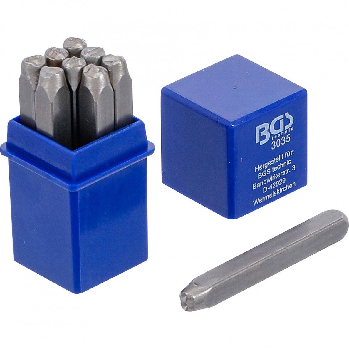 Skaičių išmušėjai 5mm BGS 3035 Skaičių išmušėjai 5mm BGS 3035