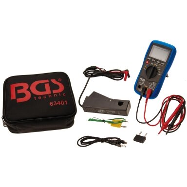 Skaitmeninis multimetras automobiliams su USB BGS 63401 Skaitmeninis multimetras automobiliams su USB BGS 63401