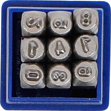 Skaičių išmušėjai 2,5mm BGS 3028 2 Skaičių išmušėjai 2,5mm BGS 3028 2