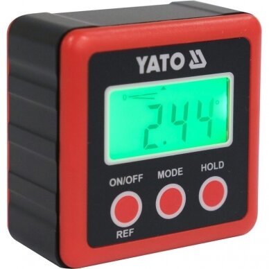 Skaitmeninis gulščiukas LCD su magnetu YATO YT-71000 Skaitmeninis gulščiukas LCD su magnetu YATO YT-71000