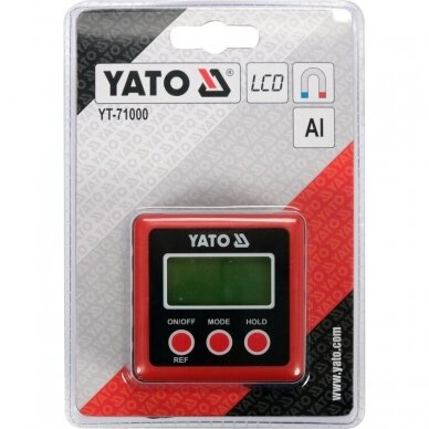 Skaitmeninis gulščiukas LCD su magnetu YATO YT-71000 3 Skaitmeninis gulščiukas LCD su magnetu YATO YT-71000 3