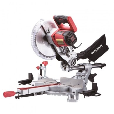 Skersinio pjovimo staklės 255mm 2000W WORCRAFT MST20255 1