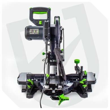 Skersinio pjovimo staklės su lazeriu ir slankikliu 255mm 2000W WUBER 5