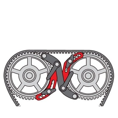 Skirstomųjų velenų fiksatorius DOHC varikliams | 0–70 mm | 5 vnt YATO 6 Skirstomųjų velenų fiksatorius DOHC varikliams | 0–70 mm | 5 vnt YATO 6
