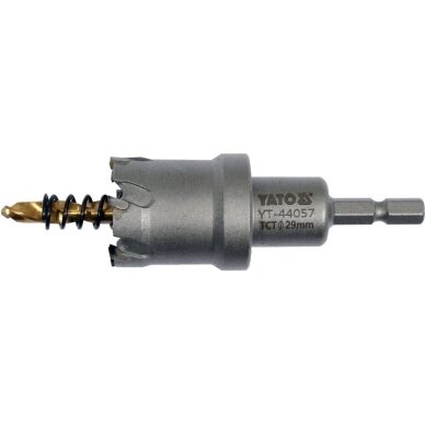 Skylių pjūklas / grąžtas metalui TCT | 29 mm  YT-44057 1