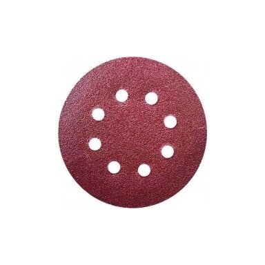 Šlifavimo diskas 125 mm, 150 gr, lipukas, kompl. 5 vnt. DEDRA DED79475
