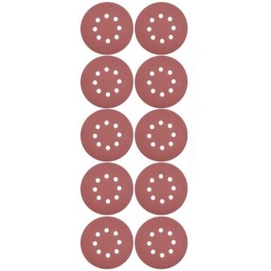 Šlifavimo diskas (velcro) žirafai su skylėm 225 mm / P180 10 vnt. Šlifavimo diskas (velcro) žirafai su skylėm 225 mm / P180 10 vnt.