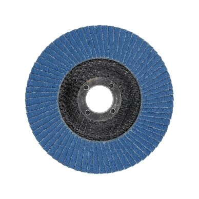 Šlifavimo diskas lapelinis | ZIRCONIUM | P80 | 125X22mm | 10 vnt YATO 3