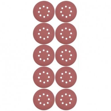 Šlifavimo diskas(velcro) žirafai su skylėm 225mm/P120, 10 vnt. Šlifavimo diskas(velcro) žirafai su skylėm 225mm/P120, 10 vnt.
