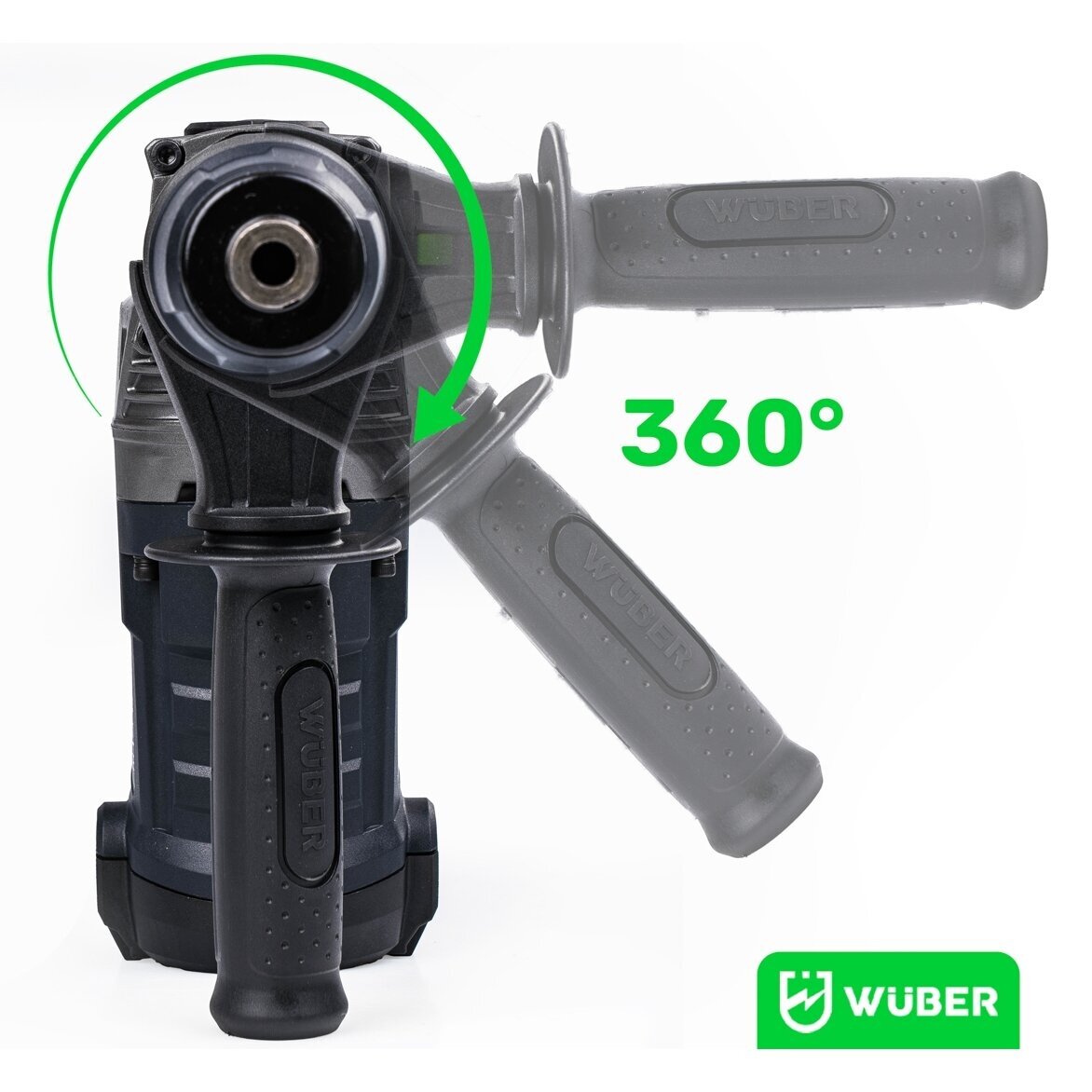 Smūginis perforatorius WUBER SDS+ 1100W su 5J smūgio jėga 8 Smūginis perforatorius WUBER SDS+ 1100W su 5J smūgio jėga 8