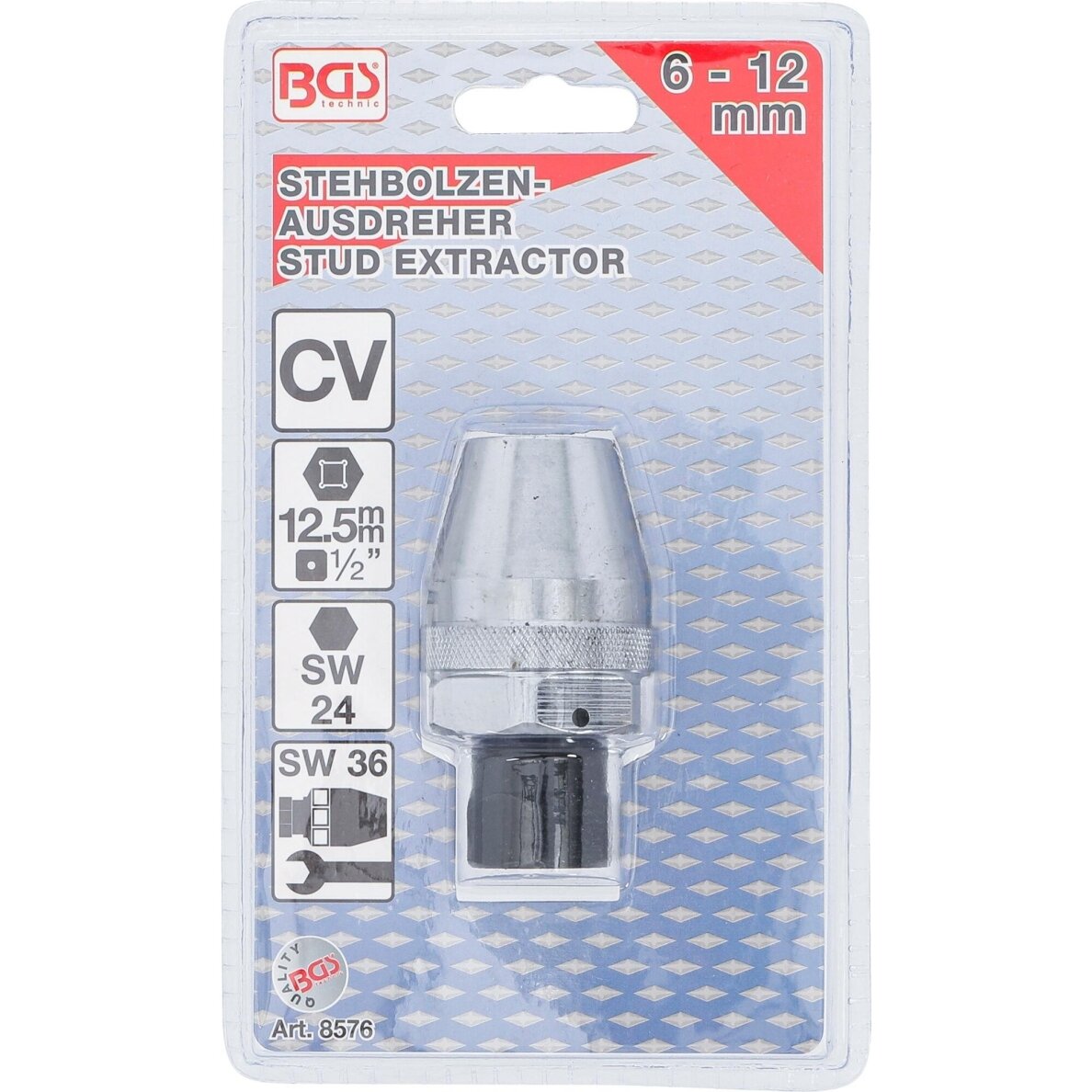 Smeigių išsukėjas 6-12 mm 8576 BGS Technic 3 Smeigių išsukėjas 6-12 mm 8576 BGS Technic 3