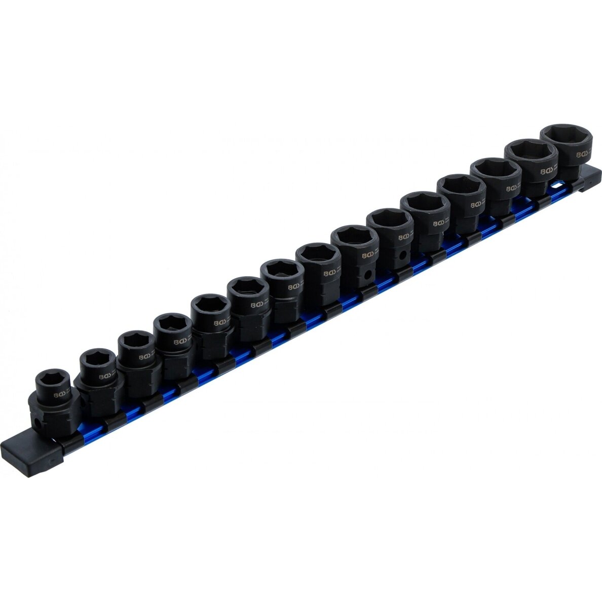 Smūginių galvučių rinkinys | šešiakampės | ypač plonos | 12,5 mm (1/2") | 10–24 mm | 15 vnt. BGS 2