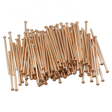 Smeigių (vario lydinio) 2.5mm rinkinys 200vnt. taškinio lyginimo aparatams Smeigių (vario lydinio) 2.5mm rinkinys 200vnt. taškinio lyginimo aparatams