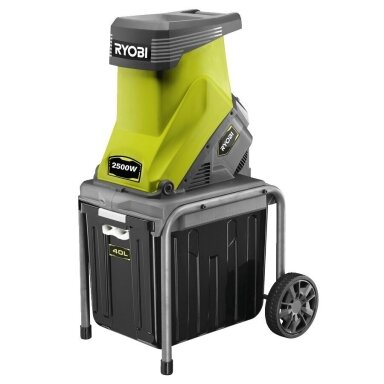 Smūginis šakų smulkintuvas mulčiuotuvas iki 45mm, 2500W, RYOBI RSH2545B Smūginis šakų smulkintuvas mulčiuotuvas iki 45mm, 2500W, RYOBI RSH2545B