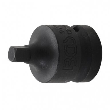 Smūginis adapteris vidinis kvadratas 1/2" - išorinis kvadratas 1/4" BGS-Technic Smūginis adapteris vidinis kvadratas 1/2" - išorinis kvadratas 1/4" BGS-Technic