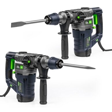 Smūginis perforatorius WUBER SDS+ 1100W su 5J smūgio jėga 4