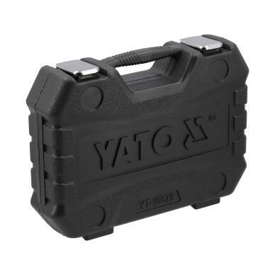 Smūginių E6-E24 galvučių ir antgalių T30-T70/M8-M18 rinkinys | 1/2" | 25 vnt YATO 2
