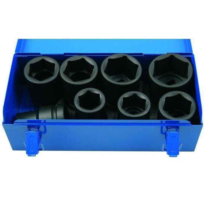 Smūginės galvutės 1", 8vnt, 27-50 mm Smūginės galvutės 1", 8vnt, 27-50 mm