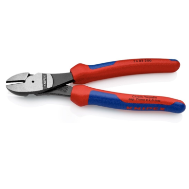 Šoninio kirpimo jėgos replės ergonomiška rankena 200 mm KNIPEX 1 Šoninio kirpimo jėgos replės ergonomiška rankena 200 mm KNIPEX 1