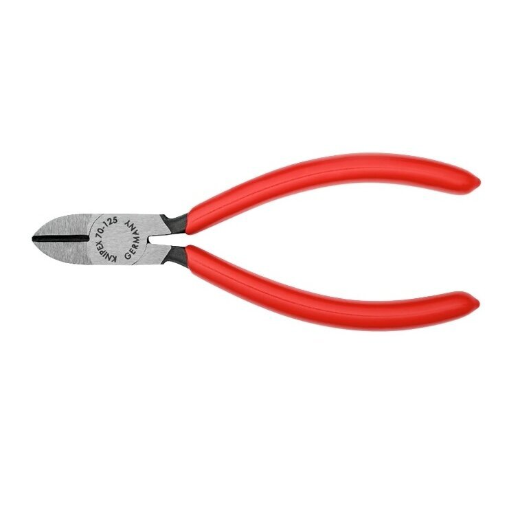 Šoninio kirpimo replės 125 mm KNIPEX Šoninio kirpimo replės 125 mm KNIPEX