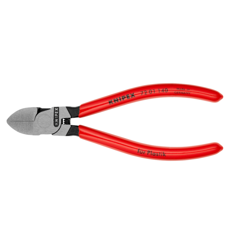 Šoninio kirpimo replės plastikams 140 mm KNIPEX 2 Šoninio kirpimo replės plastikams 140 mm KNIPEX 2