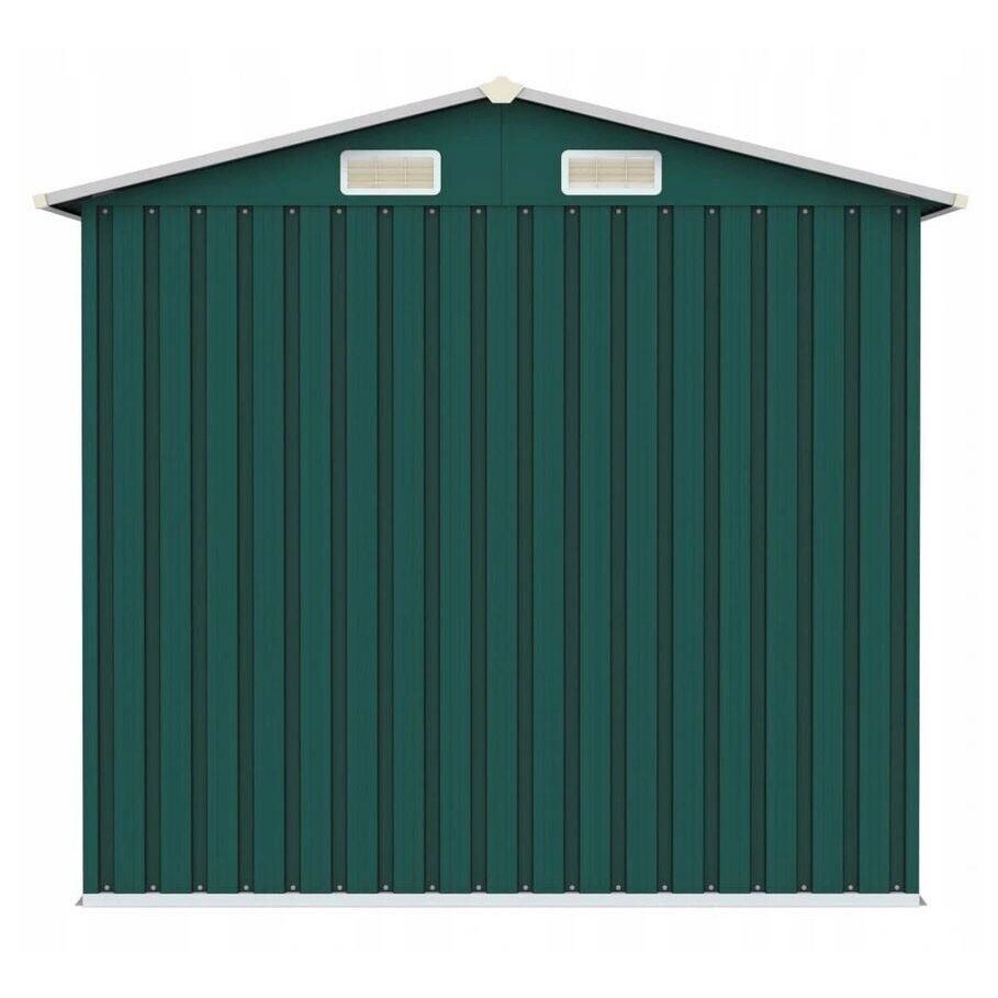 Sodo sandėliukas žalias 2x2,6x1,9m 2