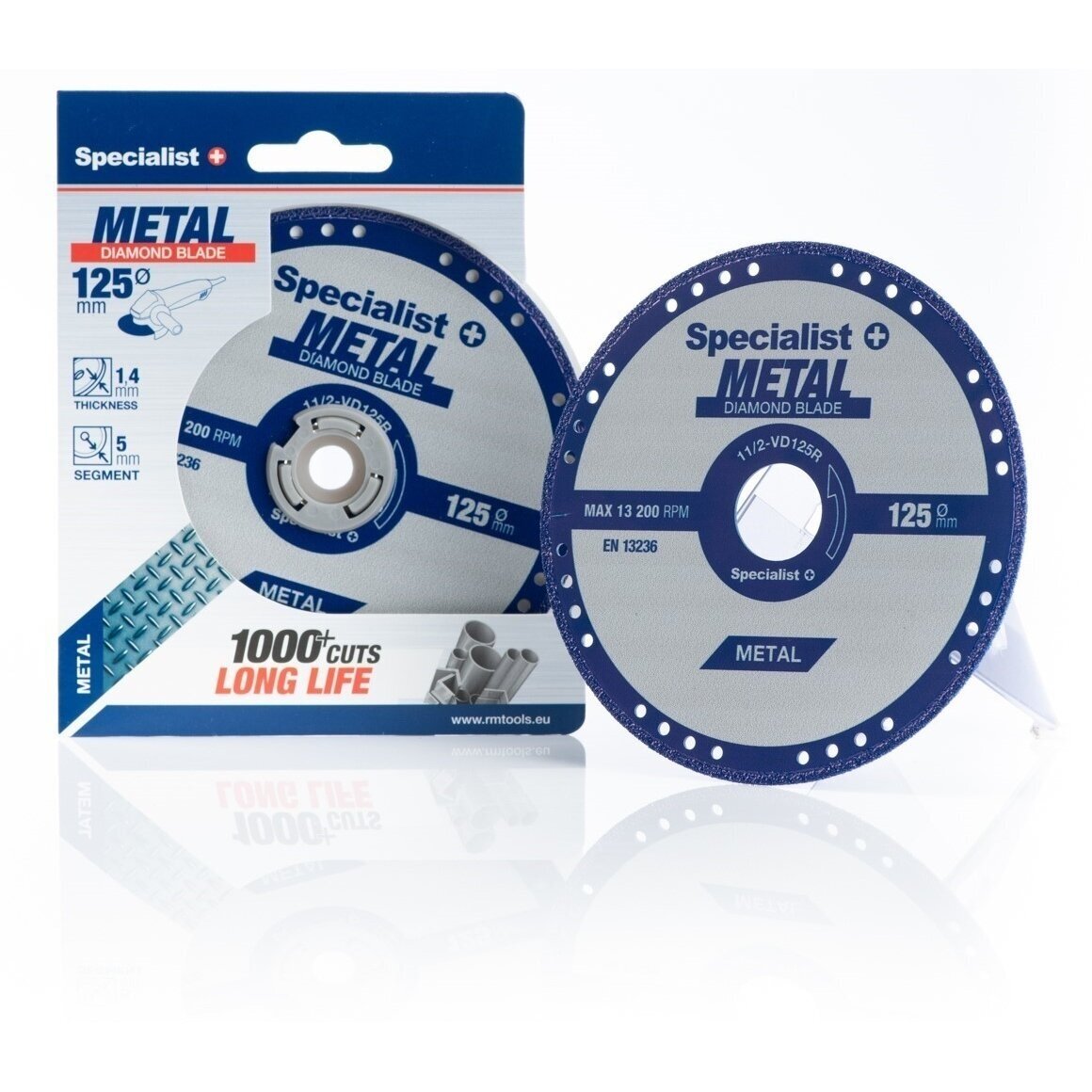 SPECIALIST+ deimantinis pjovimo diskas metalui 125x1.4x22.23 mm