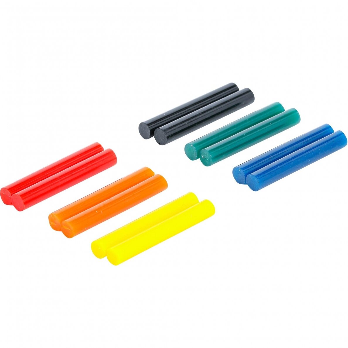 Spalvotos klijų lazdelės Ø7,5mm x 50mm, 12vnt. Kraftman 80849 Spalvotos klijų lazdelės Ø7,5mm x 50mm, 12vnt. Kraftman 80849