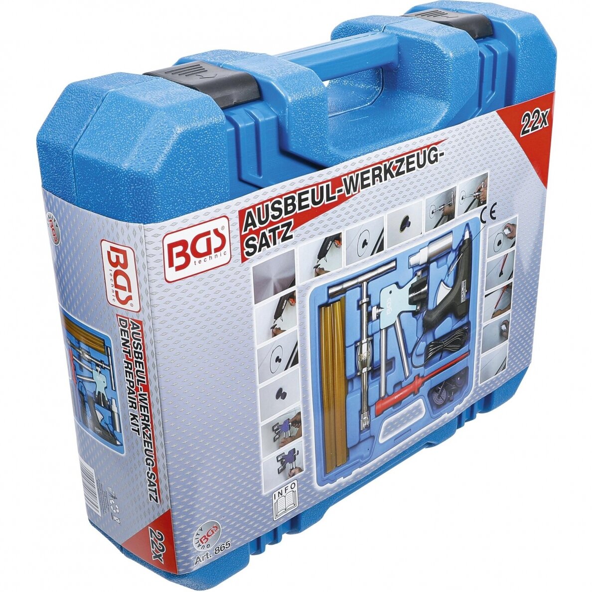 Kėbulo įlenkimų ir įdubų šalinimo rinkinys be dažymo BGS-technic 865 6 Kėbulo įlenkimų ir įdubų šalinimo rinkinys be dažymo BGS-technic 865 6