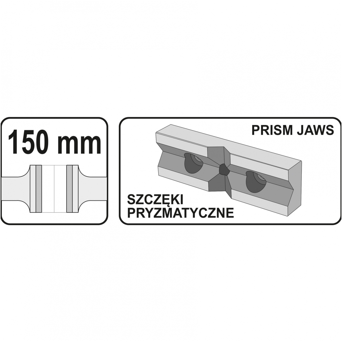 Spaustuvai mašininiai 150mm Yato 4 Spaustuvai mašininiai 150mm Yato 4