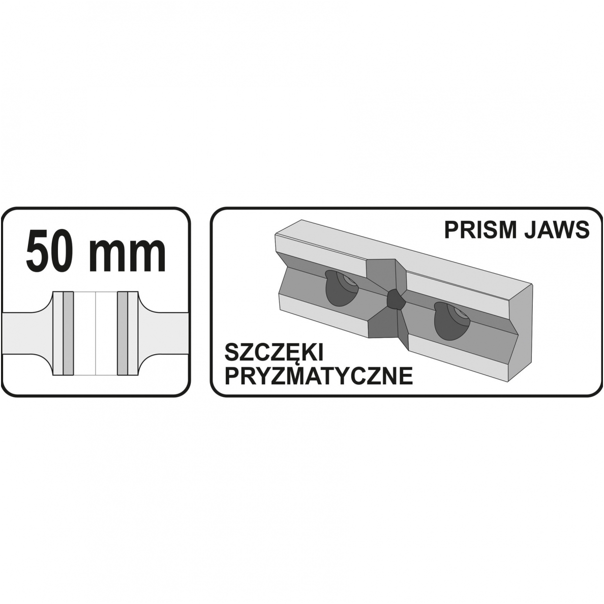 Spaustuvai mašininiai 50mm Yato 4