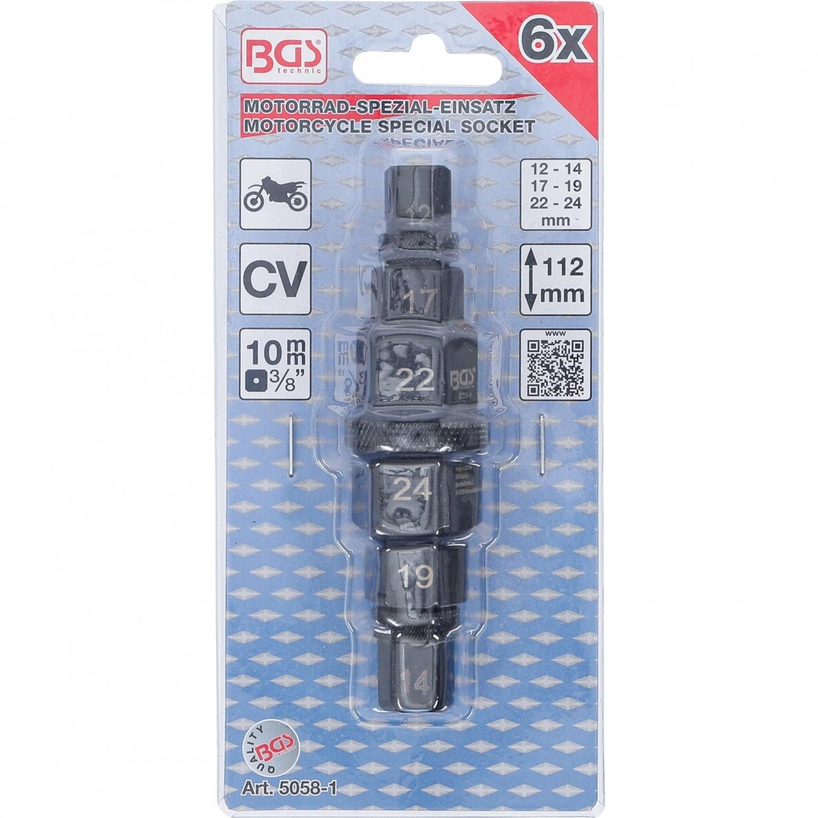 Specialus adapteris 10 mm (3/8") 12 - 24 mm 3 Specialus adapteris 10 mm (3/8") 12 - 24 mm 3