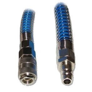 Spiralinė poliuretaninė žarna su vožtuvais 8x12mm 5m 1