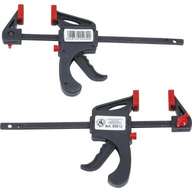 Spautuvų greito užspaudimo rinkinys 105mm 2vnt. Kraftmann 59812 Spautuvų greito užspaudimo rinkinys 105mm 2vnt. Kraftmann 59812