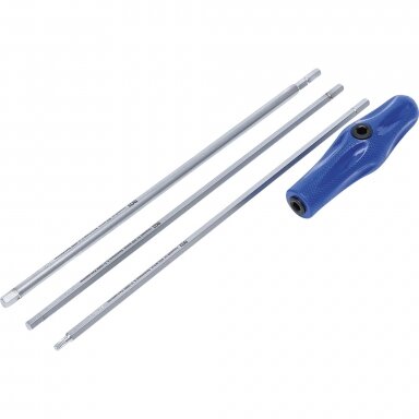 Specialus atsuktuvų rinkinys priekinių žibintų reguliavimui T-Star (Torx)m Hex šešiakampis, 4vnt. BGS 7840 Specialus atsuktuvų rinkinys priekinių žibintų reguliavimui T-Star (Torx)m Hex šešiakampis, 4vnt. BGS 7840