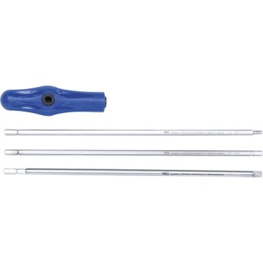 Specialus atsuktuvų rinkinys priekinių žibintų reguliavimui T-Star (Torx)m Hex šešiakampis, 4vnt. BGS 7840 Specialus atsuktuvų rinkinys priekinių žibintų reguliavimui T-Star (Torx)m Hex šešiakampis, 4vnt. BGS 7840